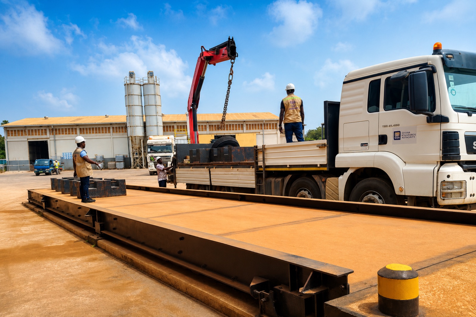 Pitless weighbridge installation